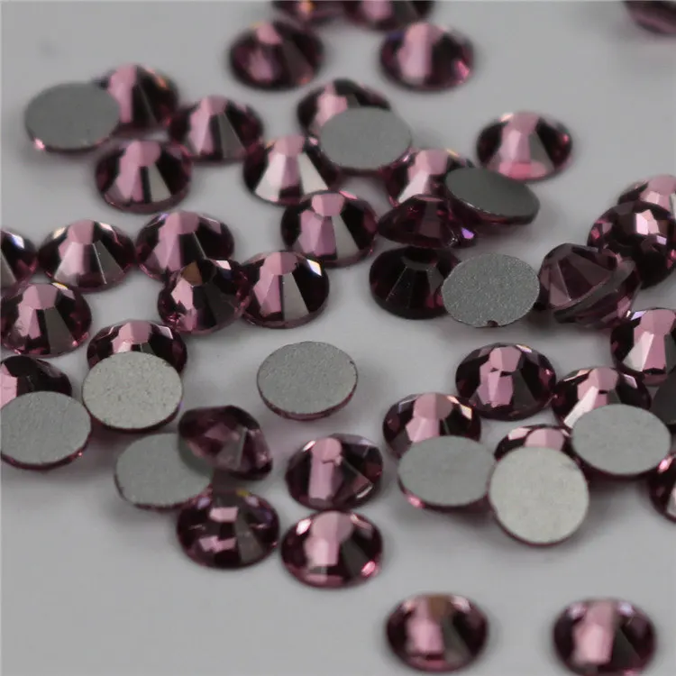 1440 шт./лот высококачественные Кристальные светлые аметисты/фиолетовые стразы
