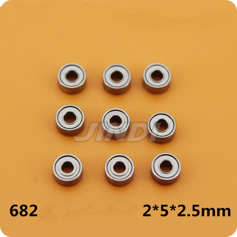 

[CM682ZZ-P0]Free Shipping 10pcs high quality chrome steel Gcr15 682ZZ 618/2-2ZZ 682 ball bearing 2*5*2.3mm