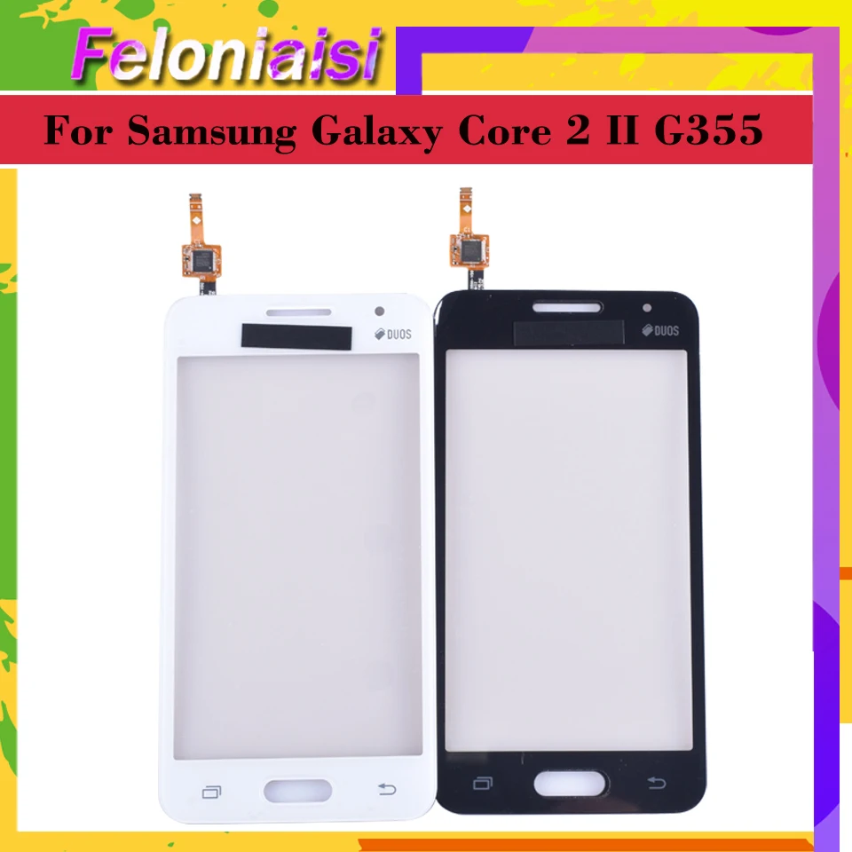 

G355 For Samsung Galaxy Core 2 II SM-G355H G355H G355 G355M Touch Screen Panel Sensor Digitizer Glass Touchscreen NO LCD