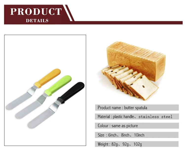 1 pc 6/8/10/12 inch Angled Spatula Professional Cake Decorating Tools Butter Cream Knife Spatula|knife spatula|angled spatulacream knife |