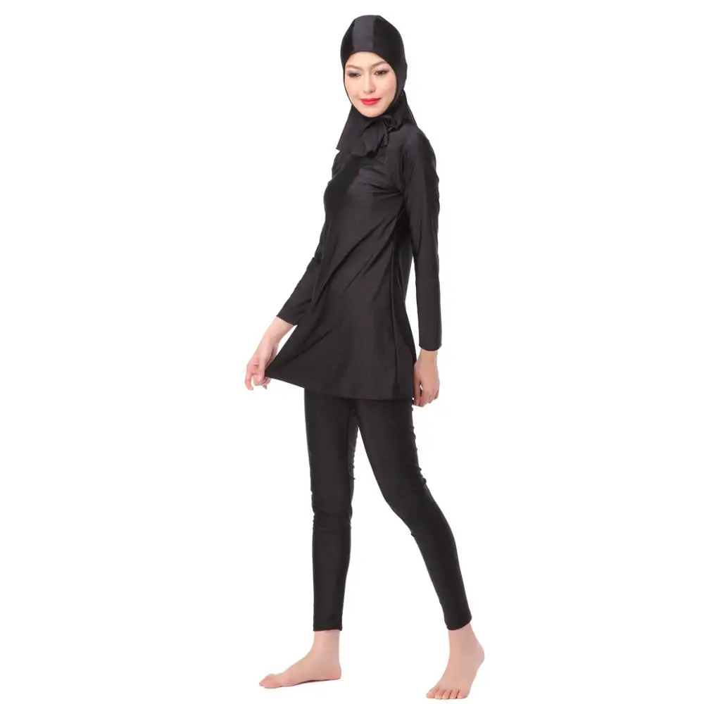 Shehang женский Мусульманский купальник открытый пляжный удобный длинный рукав