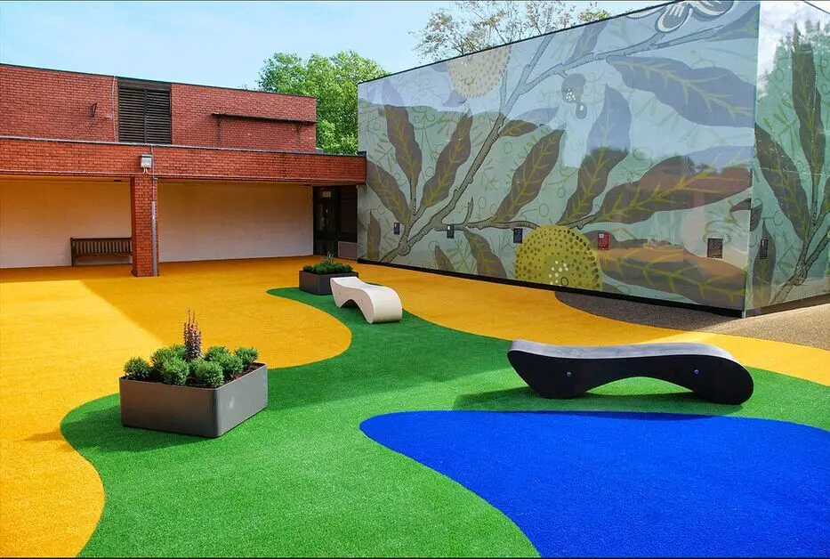 Начальная школа игры наземный дизайн с искусственной травой дерн|ground| |