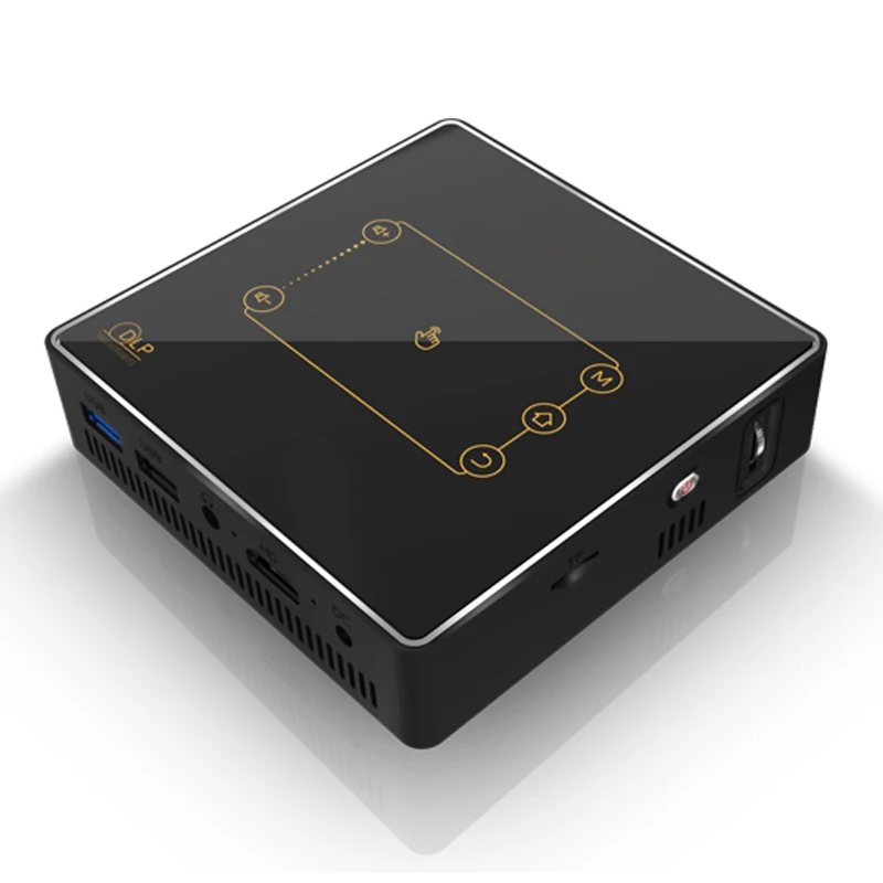 Новейший мини проектор C9 Plus 2 ГБ 16 RK3328 Android 7 1 светодиодный DLP 150ANSI люмен 4G/5G Wi Fi