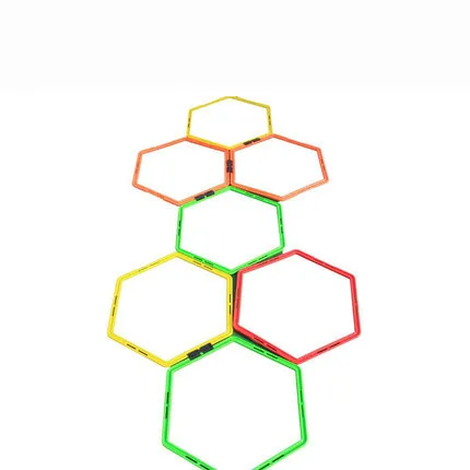 

Football training equipment fitness basketball hexagonal agility ring physical fitness ring children's Taekwondo training ring