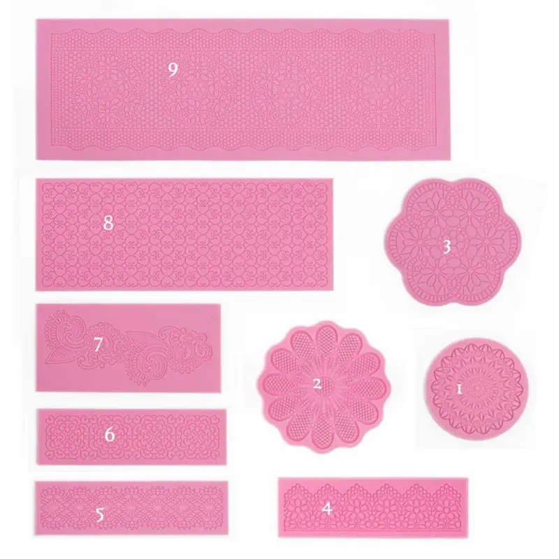 Инструменты для выпечки кружевной цветок пресс-форма мастики украшение торта