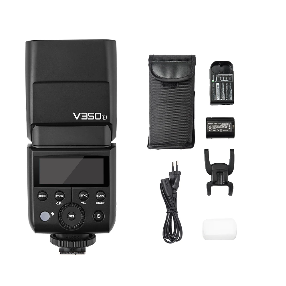 Godox V350F Вспышка Speedlite Беспроводной TTL режим вспышка для Камеры 1/8000s HSS Fujifilm с литий