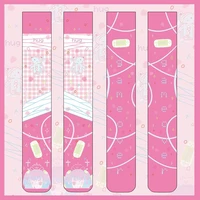 japanese style anime pattern cute cartoon printed stockings for girls velvet overknee tights cosplay stockings 5sw05