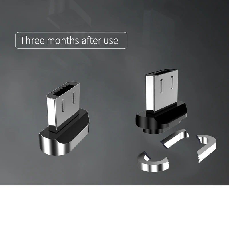 WSKEN Магнитная Адсорбция Micro USB конвертер адаптер (кабель в комплект не входит)