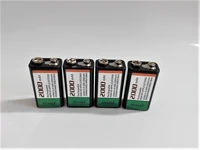 new battery 4pcs 9v ni mh 2000mah rechargeable batteries