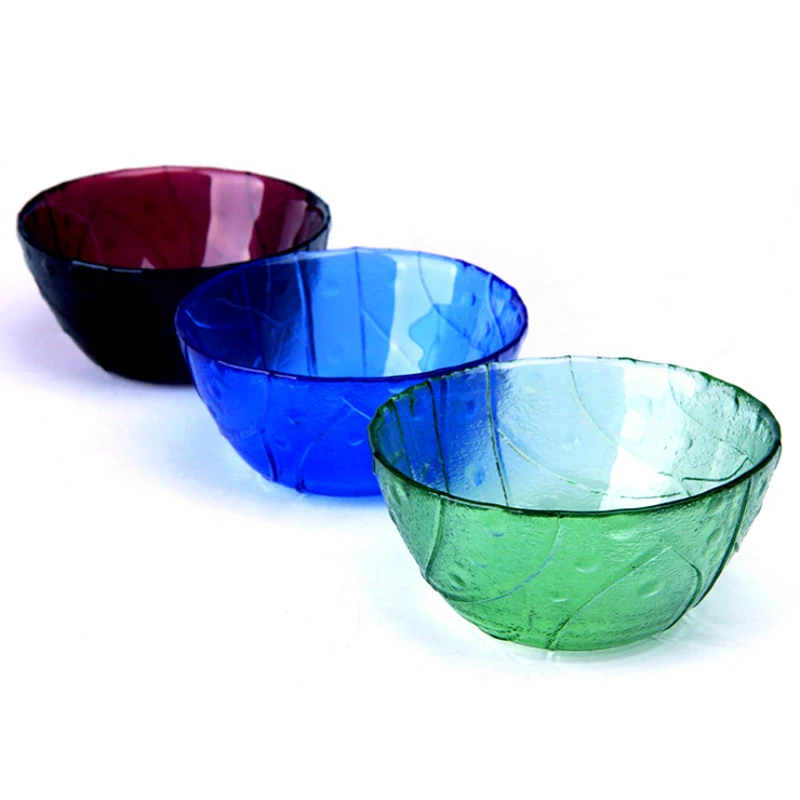 1 шт. 200 мл миска для салата витражная кухонная простая тонкая блестящая и
