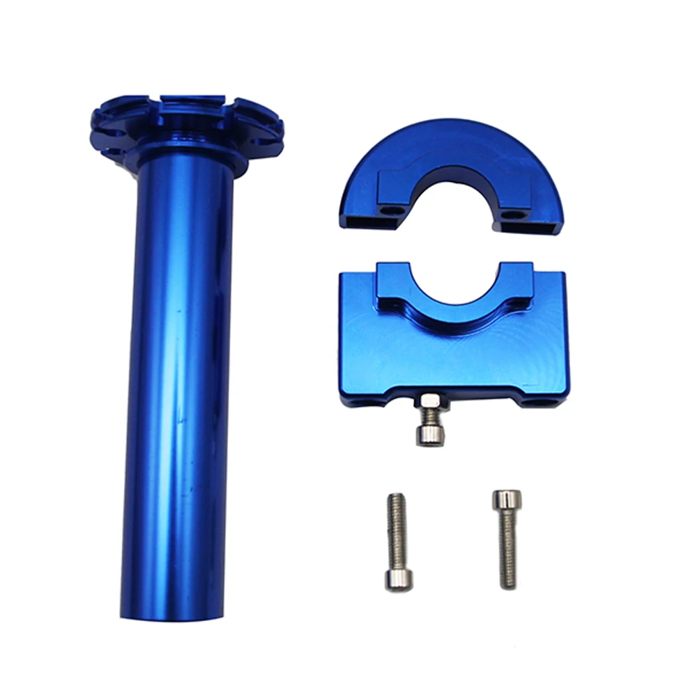 Рукоятка ZS Racing с алюминиевой заслонкой рукоятка для мотоцикла вспомогательной