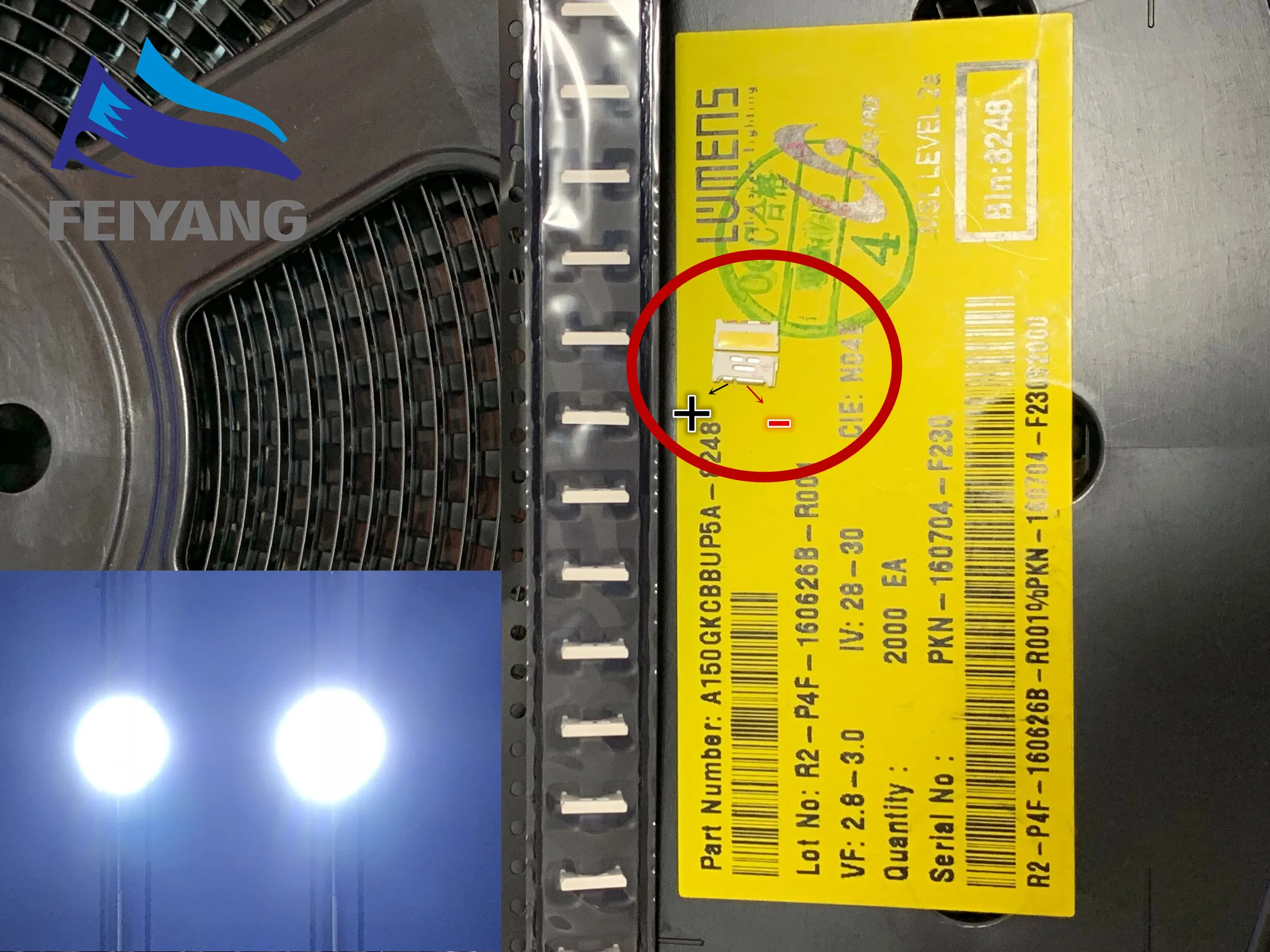 50 шт. люмен Светодиодная подсветка Edge LED-вспышка для 0 7 Вт 3В 7032 холодный белый SAMSUNG