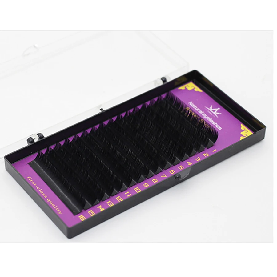 

16Rows Faux mink individual eyelash lashes maquiagem cilios for professionals soft mink eyelash extension