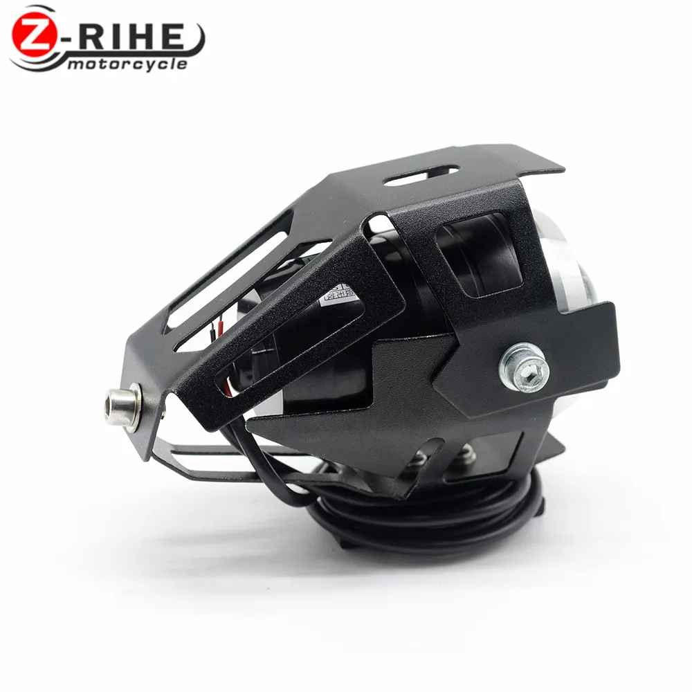 Универсальный 1/2 шт. 125 Вт moto rcycle фары вспомогательная лампа U5 светодиодный moto rbike аксессуары для точечного прожектора 12V moto DRL пятно света