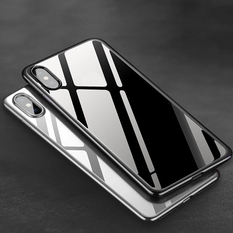Для iPhone х чехол Сельма прозрачный силиконовый плотная задняя крышка для Apple iPhoenX 10