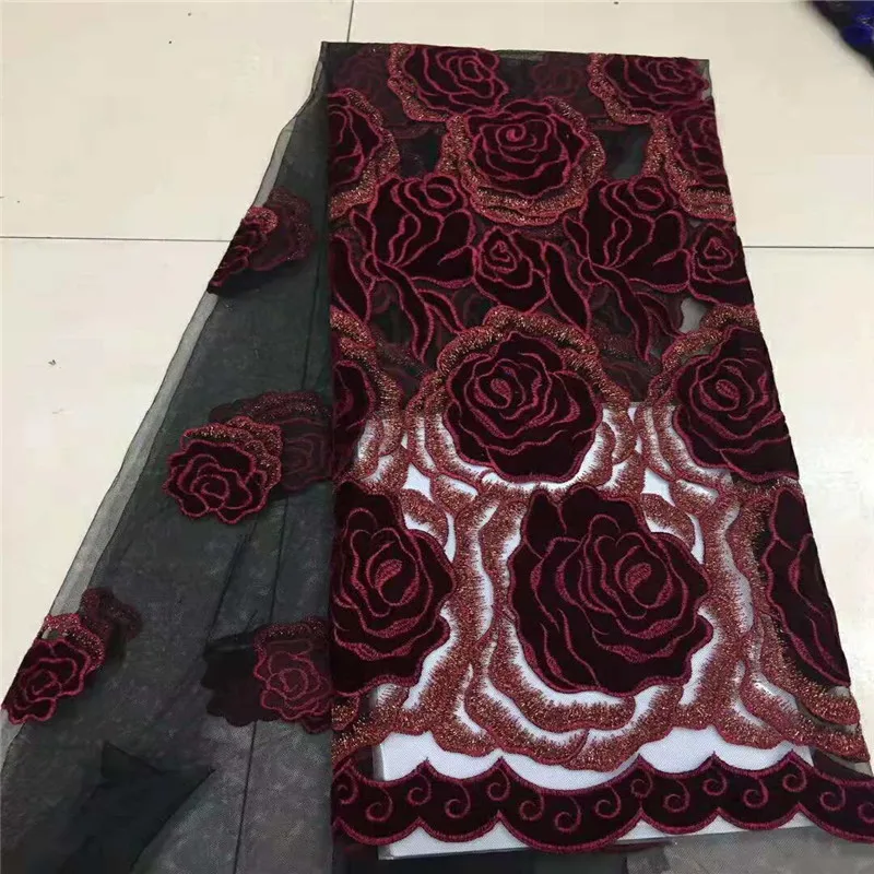 Вышивка Африканский шнур кружева 2018 швейцарская вуаль французская нигерийская