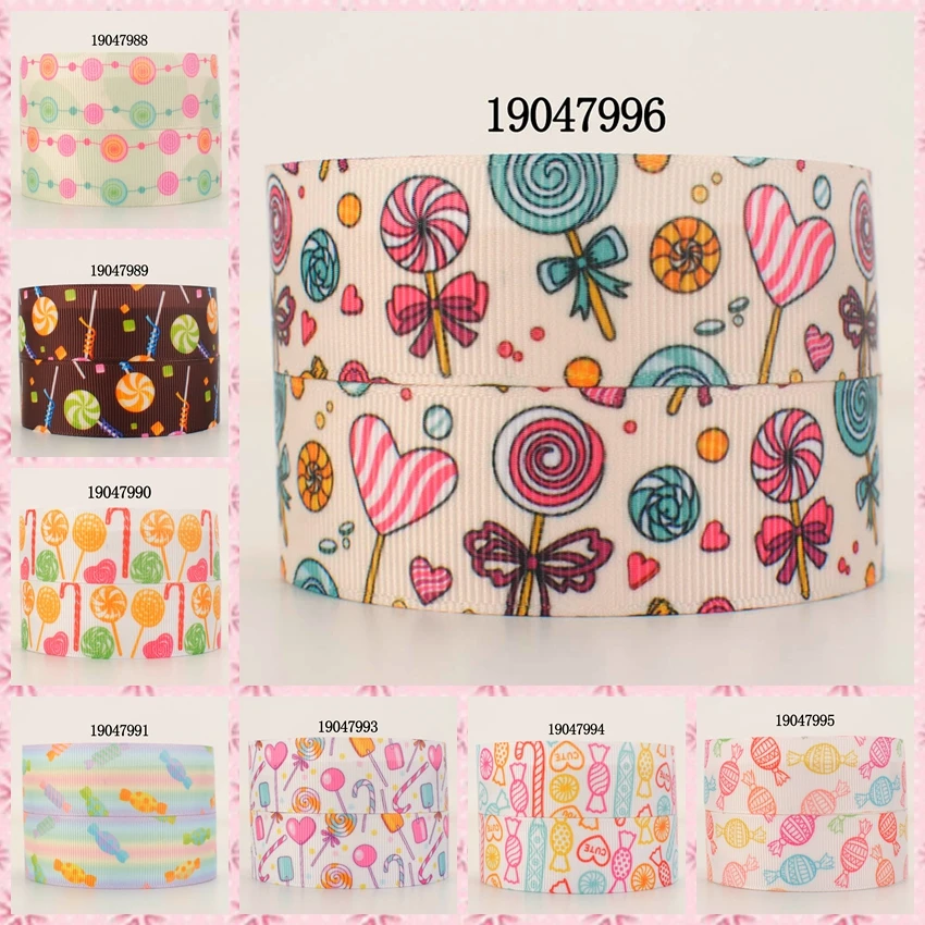 10 ярдов Различные размеры лента с рисунком конфет корсажная красивым 19047988|Ленты