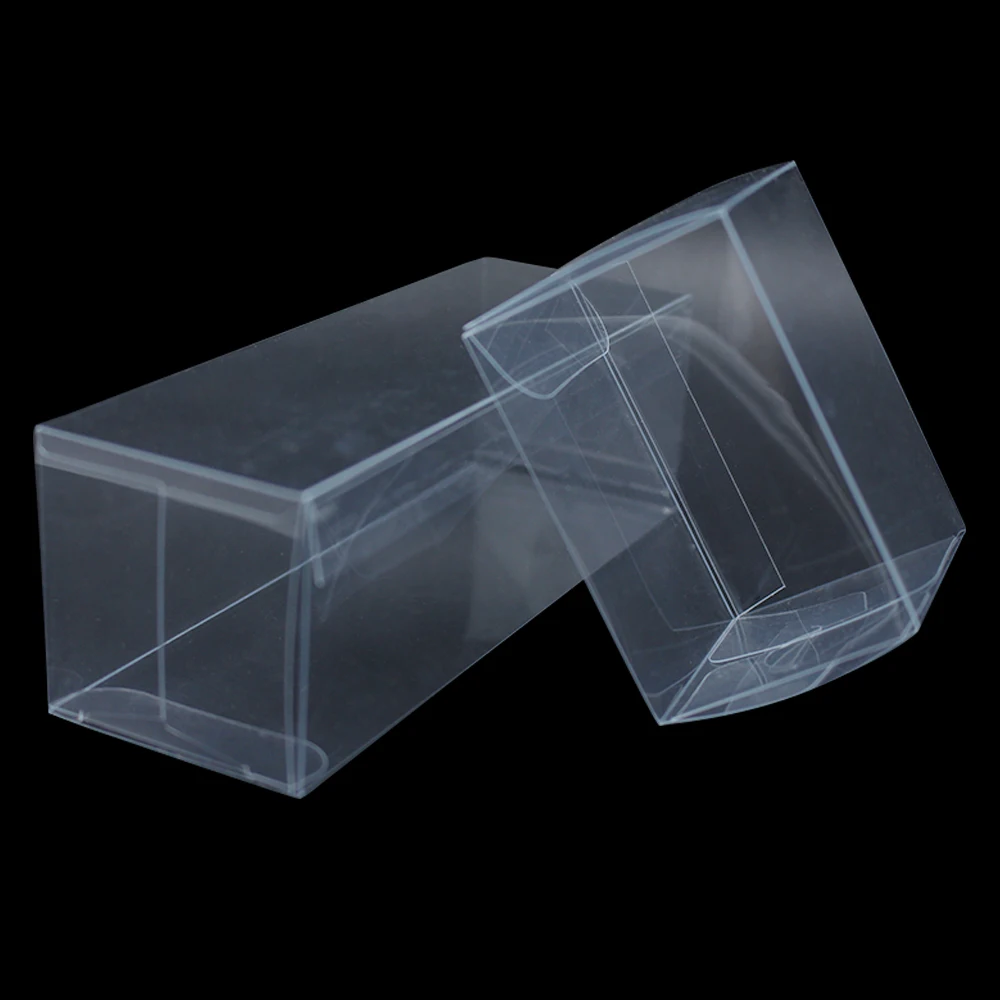 30 шт./лот прозрачная пластиковая коробка из ПВХ для свадьбы вечеринки на день