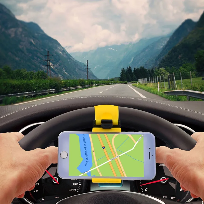 Универсальный автомобильный держатель телефона громкой связи на Руль телефон
