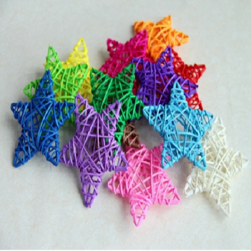 Праздничные товары 6 см ротанговый шар звезда виноград конфетти рассеяние для