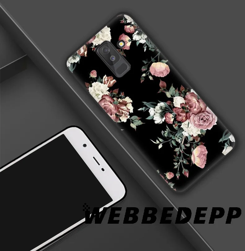 WEBBEDEPP Moon Swing Черный Мягкий ТПУ силиконовый чехол для Samsung Galaxy S10 S10e S9 S8 Plus S7 S6 Edge &amp J6