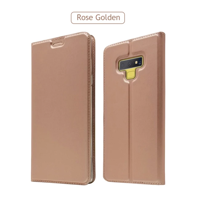 Rose Gold 9 ZROTEVE чехол для samsung Note 9 Чехол Флип кожаный чехол для Galaxy Note 8 9 Чехол Флип Магнитный кошелек Coque Note9 Note8 чехол s - Цвет: Rose Gold 9