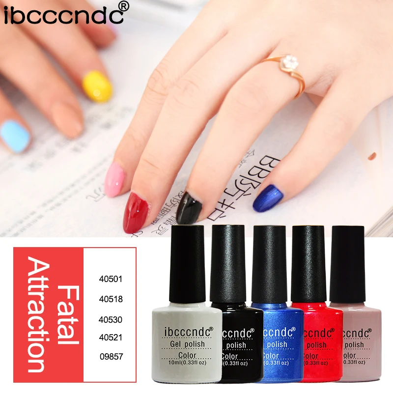 

5pcs Nail Gel Manicure Set 10ml Gel Polish Varnish Nail lacquer Semi Permanent Soak Off UV&LED Gel Varnish Set & Kit