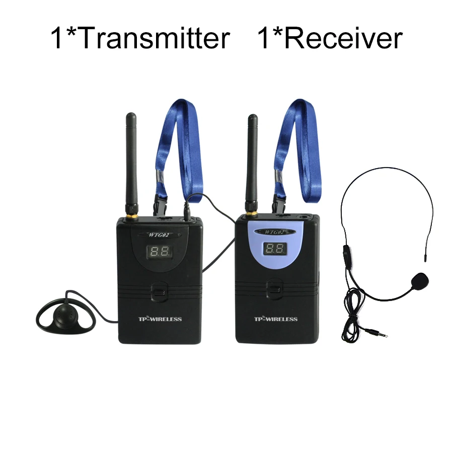 2.4 ГГц Цифровой Беспроводной Экскурсовод Система Синхронный Перевод Системы 1