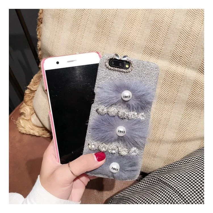 Rohdea iphonex Роскошные блестящие любовь жемчуг блеск с милым бантом со стразами