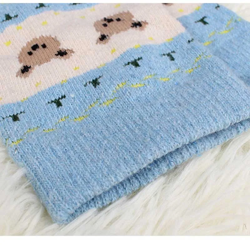 5 пар/партия новые носки осенне зимние толстые теплые с кроличьим мехом модные