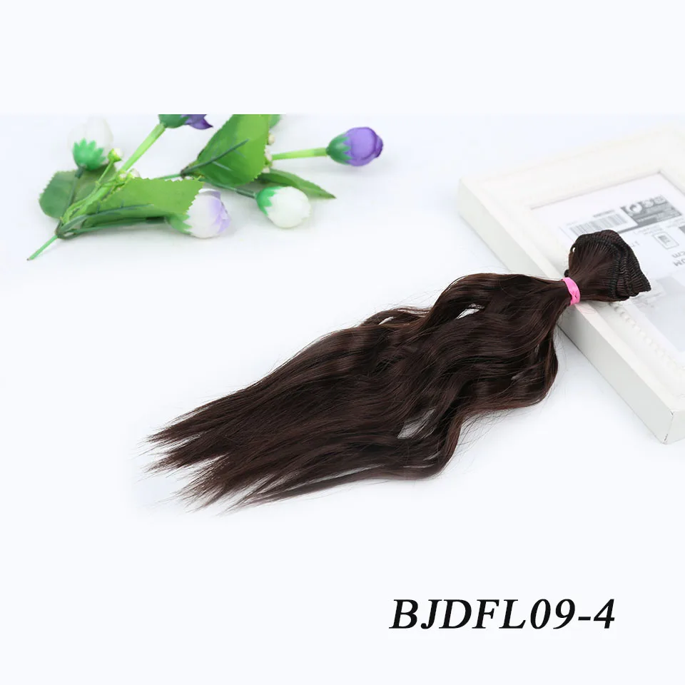 Allaosify BJD Волосы Кудрявые 25 см* 100 см BJD парик для кукол синтетический парик