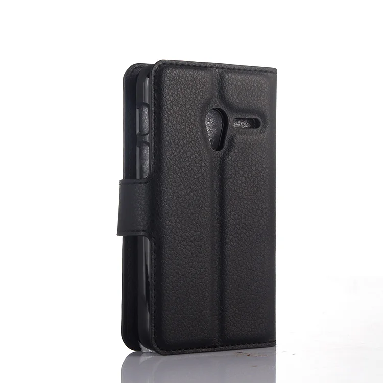 Case for Alcatel One Touch Pixi 3 4.0 inch 4050A 4013X 4013D luxury litchi texture flip leather magnetic cover case wallet style | Мобильные