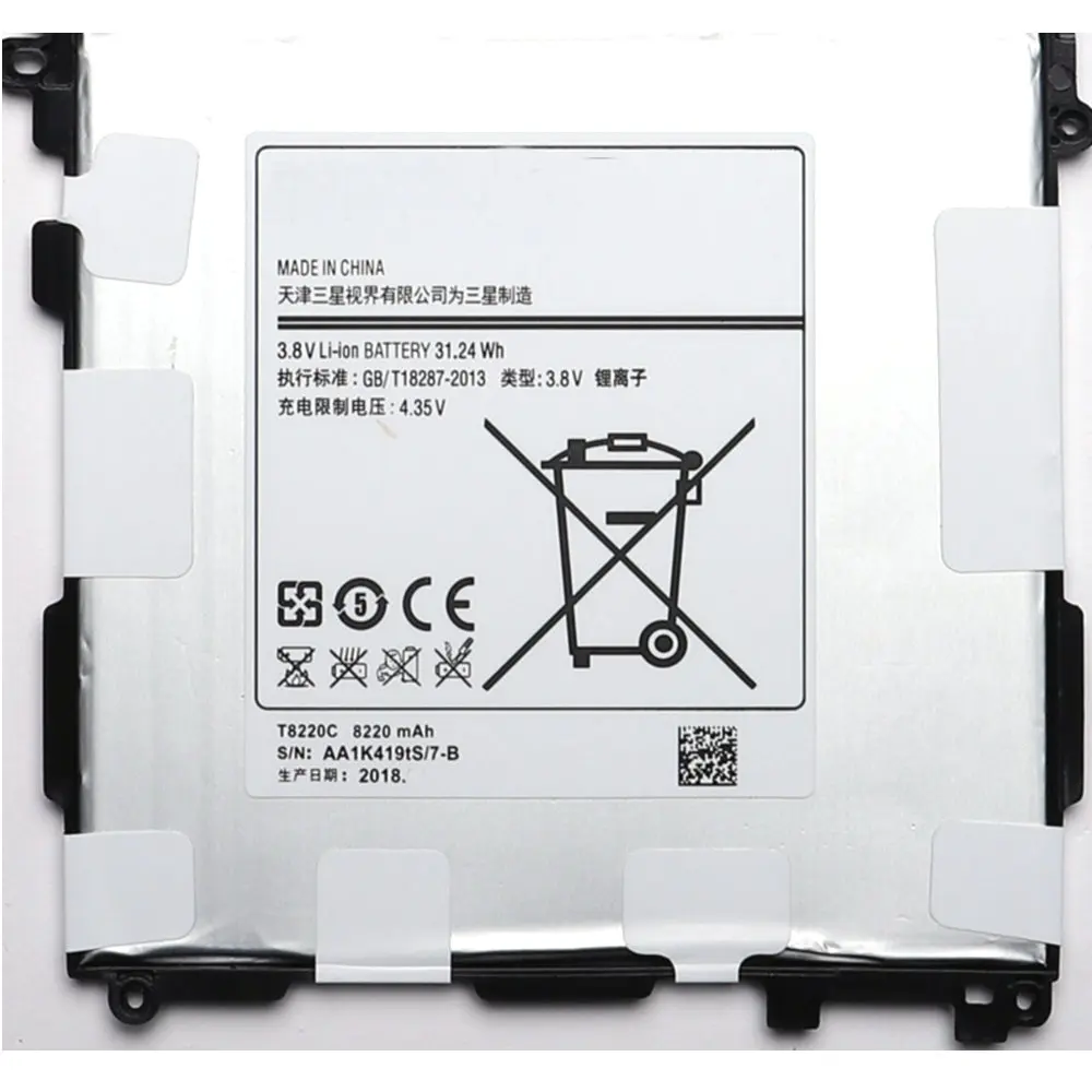 Оригинальный аккумулятор 8220 мАч T8220E для Samsung Galaxy Note 10 1 2014 Edition P600 T520 SM P601 P605 P607