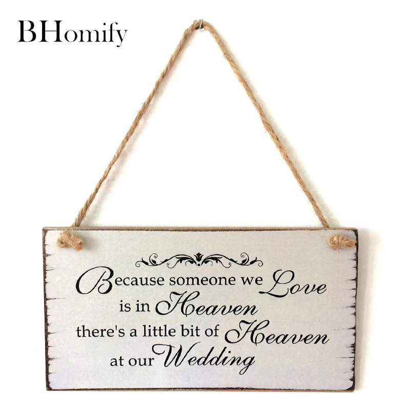 Bhomify деревянная свадьба знаки Just Married Chic фотоальбом Опора украшения знак вечерние