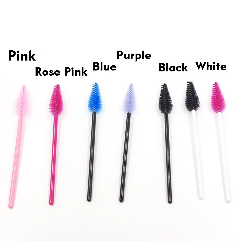 

RISI Eyelashes Extensions Disposable Micro Eyelash Brushes Mascara Wands Applicator Wand Brushes Water Droplets Shape