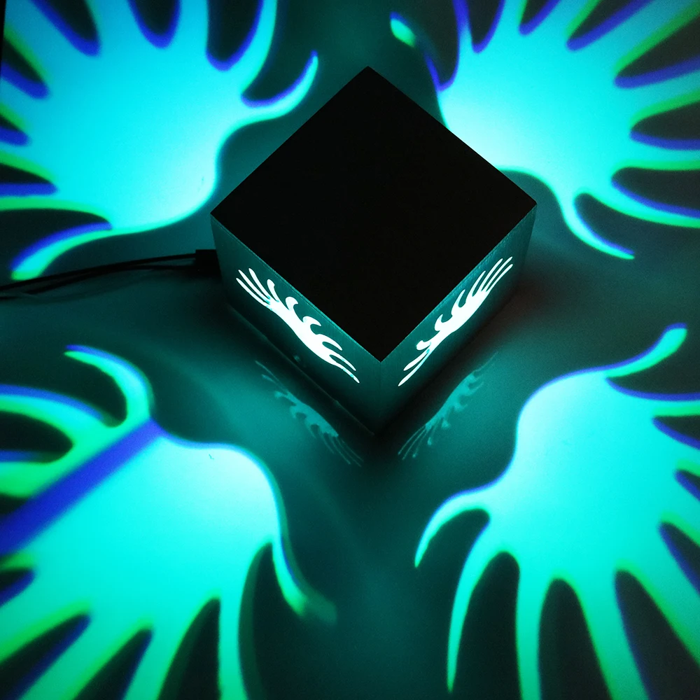 Светодиодные настенные лампы RGB алюминиевое бра с дистанционным управлением