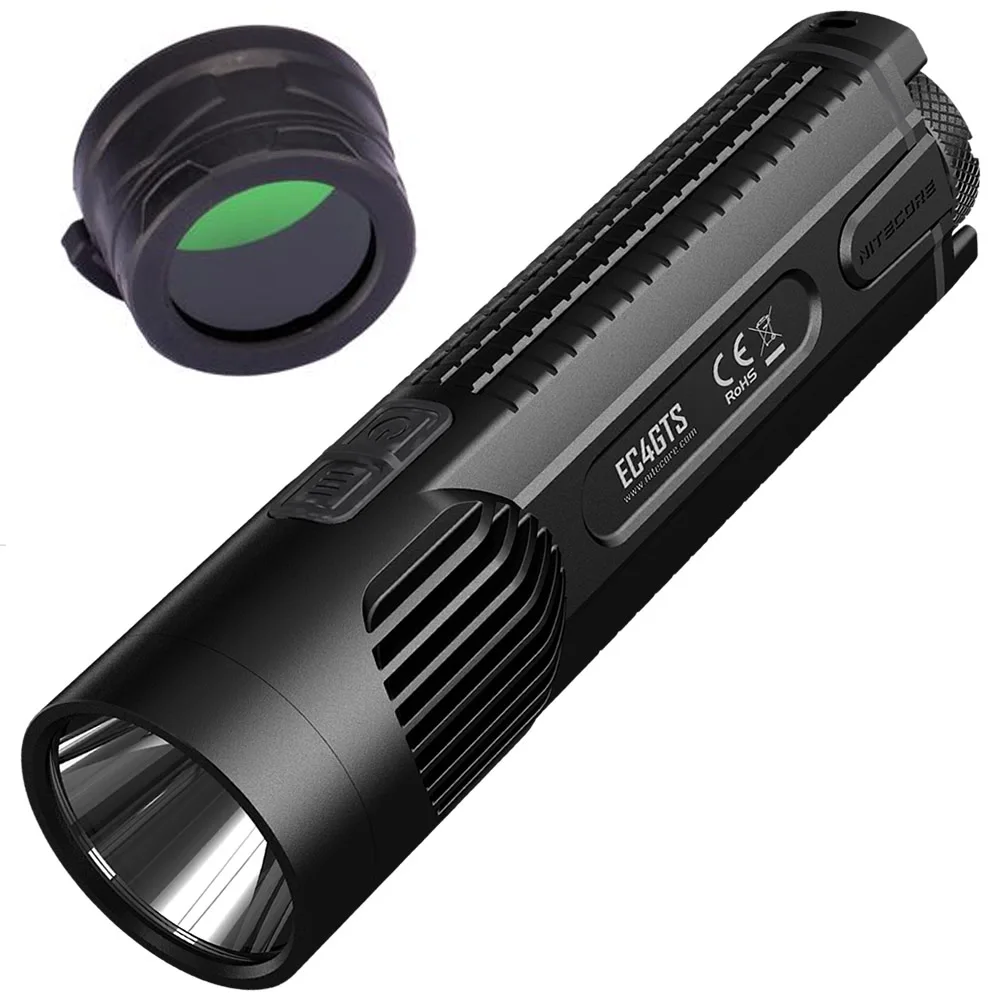 NITECORE EC4GTS 1800LM высокопроизводительный пылающий прожектор 396 метровый фонарь для