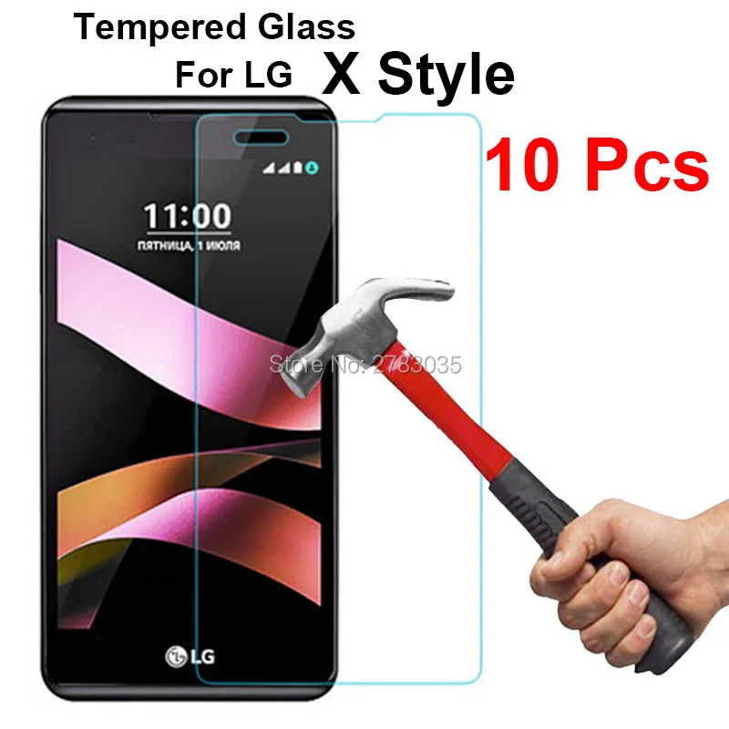 

10 Pcs/Lot For LG X Style XStyle K200 5.0" 9H Hardness 2.5D Ultra-thin Toughened Tempered Glass Film Screen Protector Guard