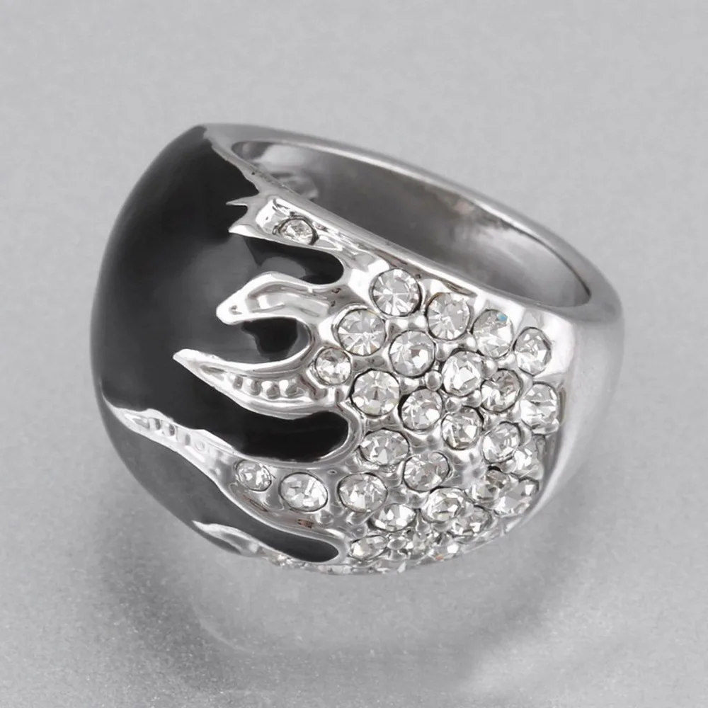 Женское Винтажное кольцо в черном стиле|ring performance|ring siliconring key ring |