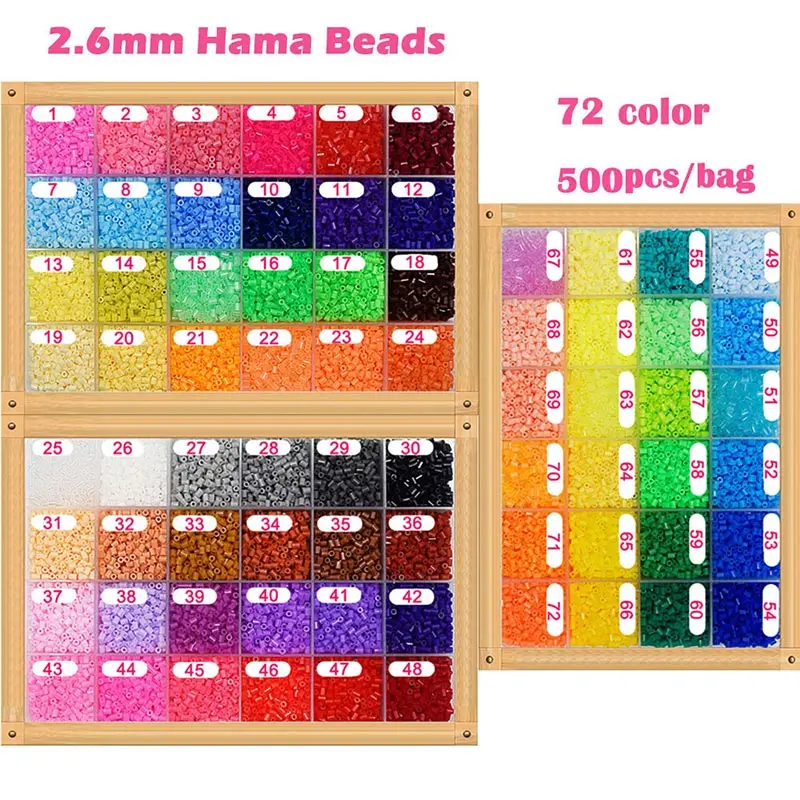 5000 шт./пакет 2 6 мм Хама бусины 21 Красочные Дети Образование Diy игрушки 100% гарантия