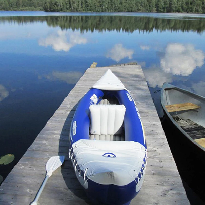 Aqua Marina 1 + preson надувная лодка каяк спорт canoe292 * 80 см raft Алюминиевые весла воздушный
