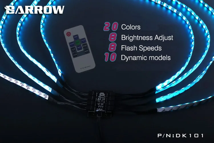 Пульт дистанционного управления RGB светильник курган DK101 8 каналов