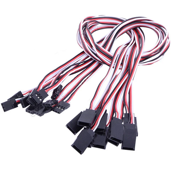 

100pcs 30CM 50CM 300mm 500mm Servo Extension Servo Lead Wire for FPV RC Helicopter FPV Quadcopter