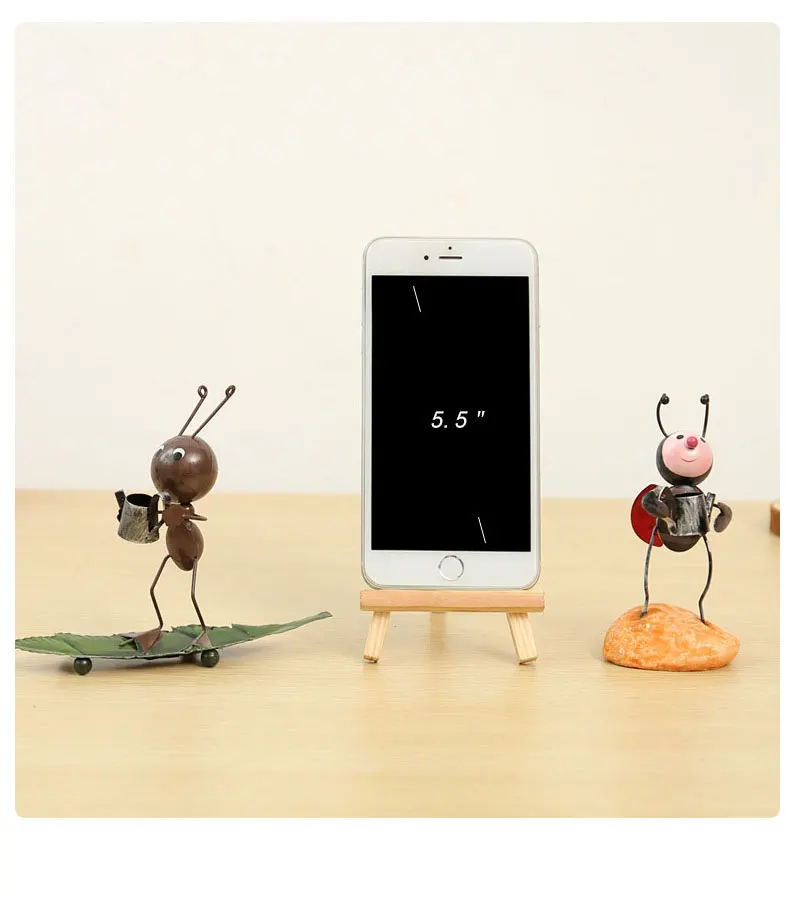 Творческий Утюг Ant Божья коровка миниатюрные фигурки украшения мультфильм насекомых Модель рабочего ремесла домашний декор детские игрушки подарки