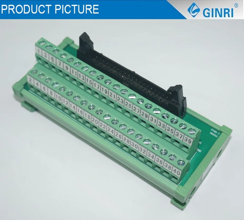 Ginri JR-40TBC Fujitsu 40Pin Рейку Клеммная колодка Разъем | Обустройство дома
