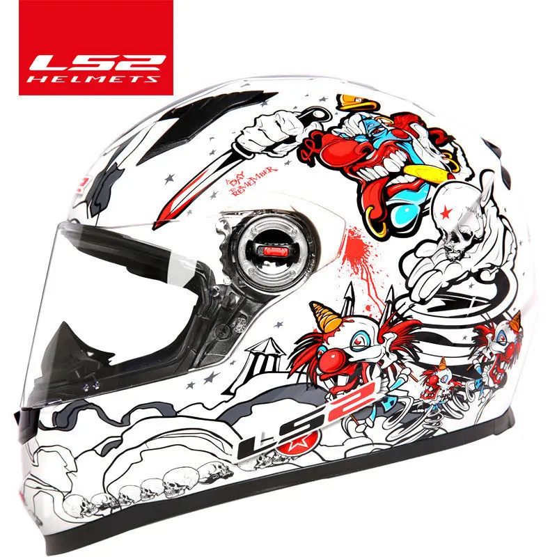 LS2 FF358 полный шлем moto rcycle гоночный шлем для мотокросса ECE Сертификация мужская женщина casco moto casque гоночные мото шлемы - Цвет: 4