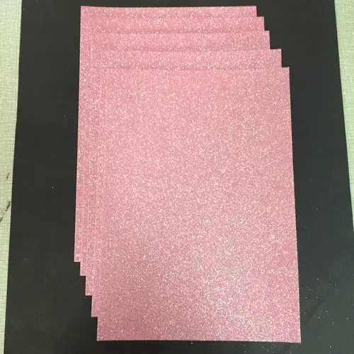 pink Блестящий фетровый нетканые 5 шт. комплект ткани 1,2 мм Толщина полиэстер войлочная ткань DIY Комплект для материал для изготовления кукол Fre - Цвет: pink