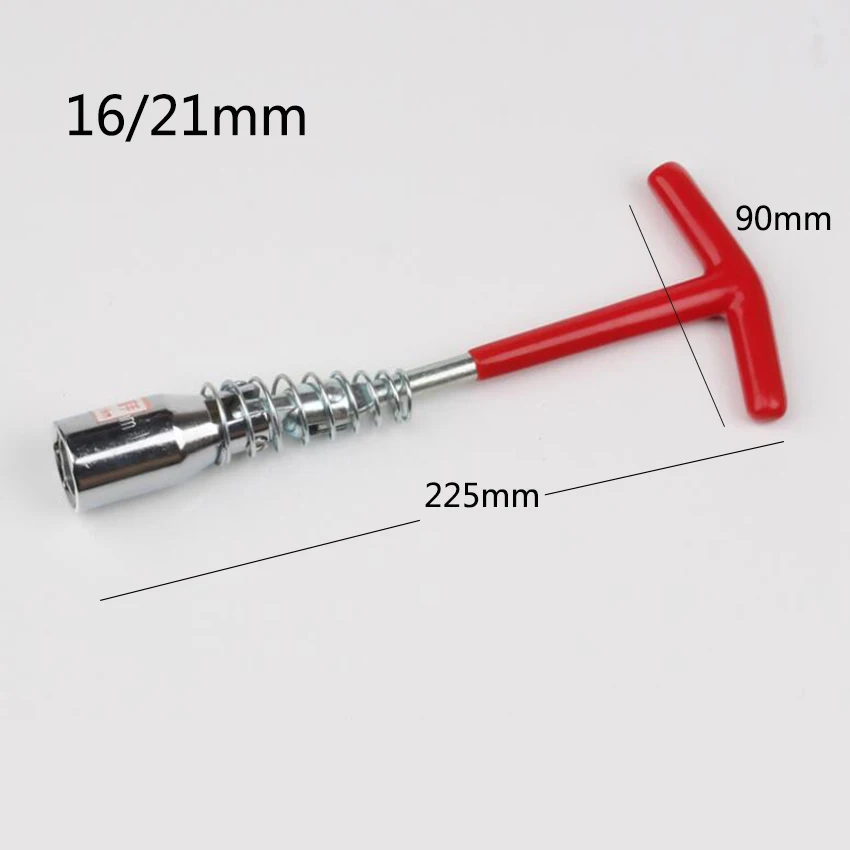 Т-образный ключ для свечей зажигания автомобиля мотоцикла велосипеда инструмент