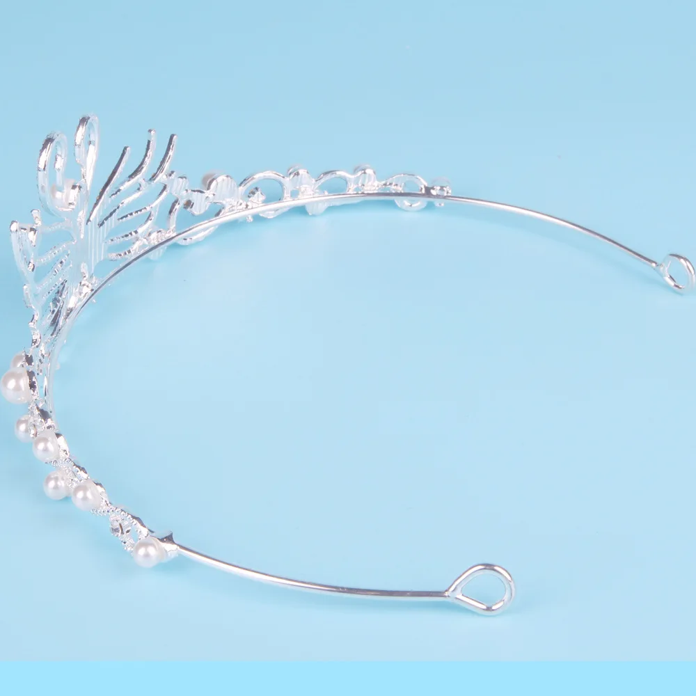 

Bridal Accessories Pearl Alloy Diamond Swan Crown Wedding Tiara Wedding Decoration Bridal Crown Wedding Crown