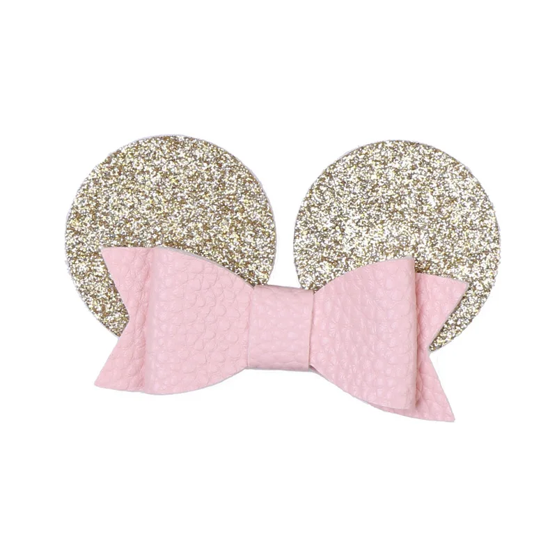 Mouse ear headband/hairpins hot light blond hair band sweet kids girls accessories bows clip barrettes hairband Tiara | Детская одежда